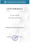 Сертификат День Победы в детском саду